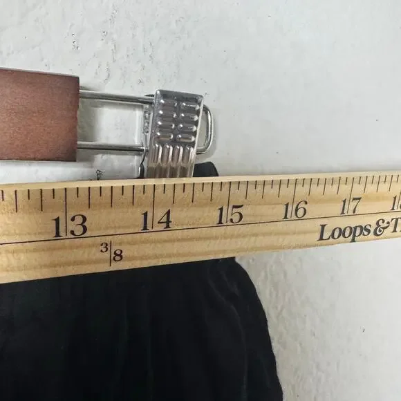 Earthbound Trading Co Black Boho Pants Women’s Large Drawstring Elastic Waist - Picture 7 of 11